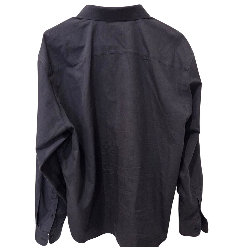 Men's UNTUKit Wrinkle Free Long Sleeve Dress/Casual Shirt, Size XL - Picture 3 of 10